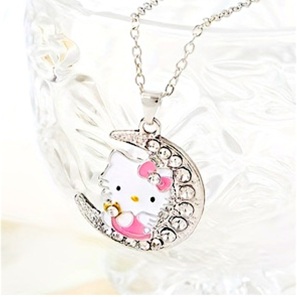Hello Kitty Moon Necklace